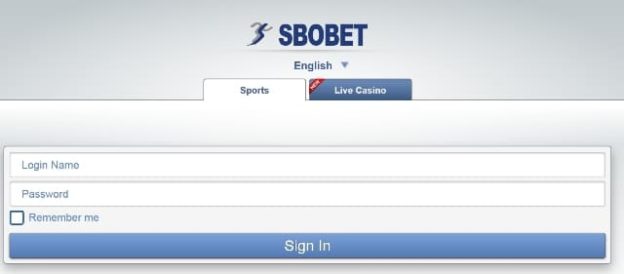 Cara login akun SBOBET88