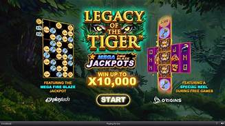 Mega Fire Blaze: Legacy Of The Tiger Slot Playtech