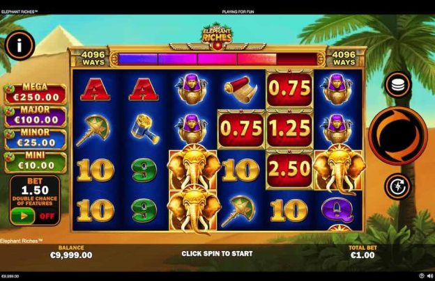 Elephant Riches Slot Online Playtech