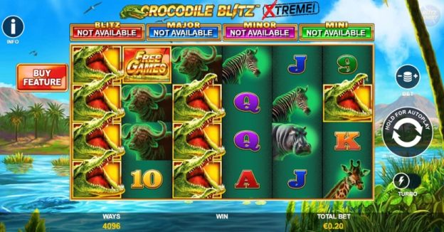 Crocodile Blitz Slot Online dari Provider Playtech